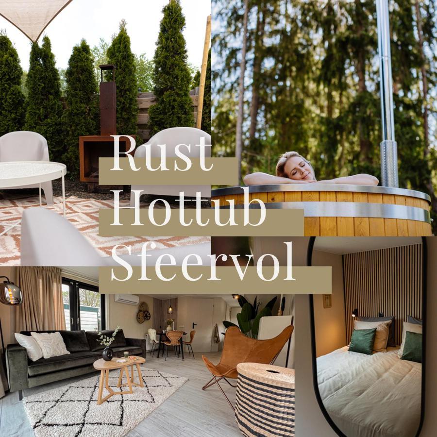 Bosrijk Chalet - Hottub - Veluwe Putten Dış mekan fotoğraf